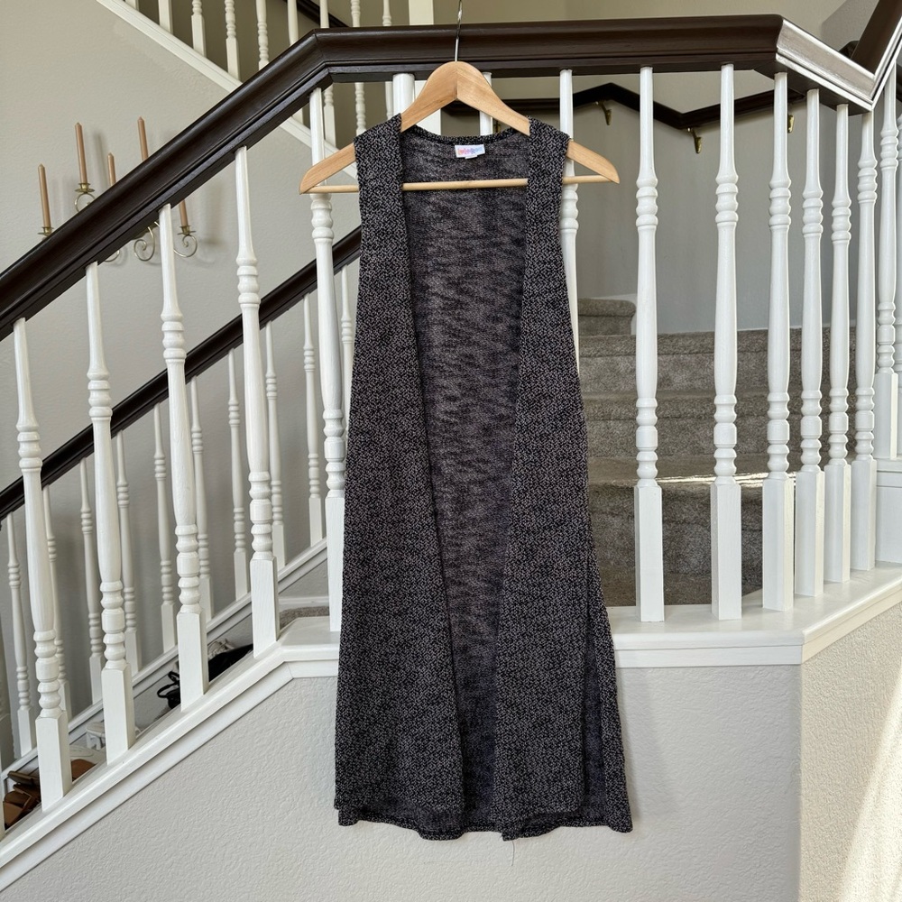 LulaRoe Sleeveless Knit Cardigan